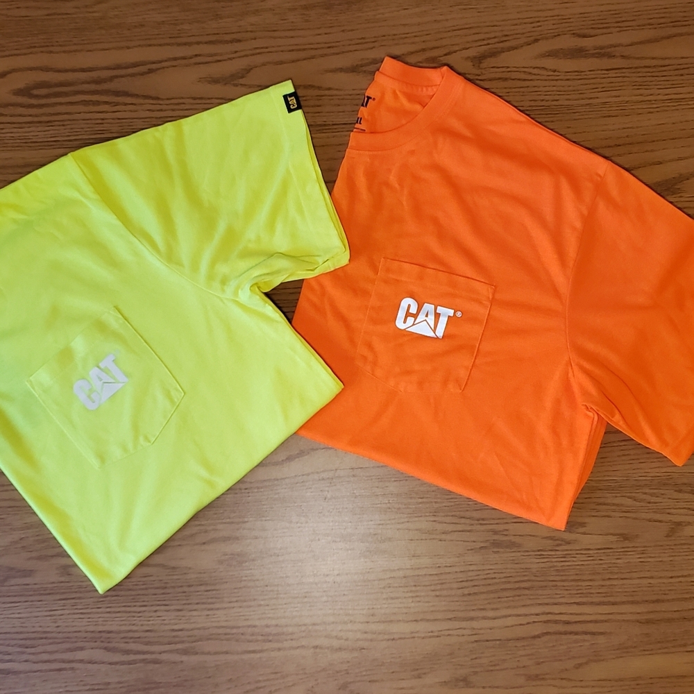 CAT Men's Hi‐Vis Pocket T‐Shirt Bundle